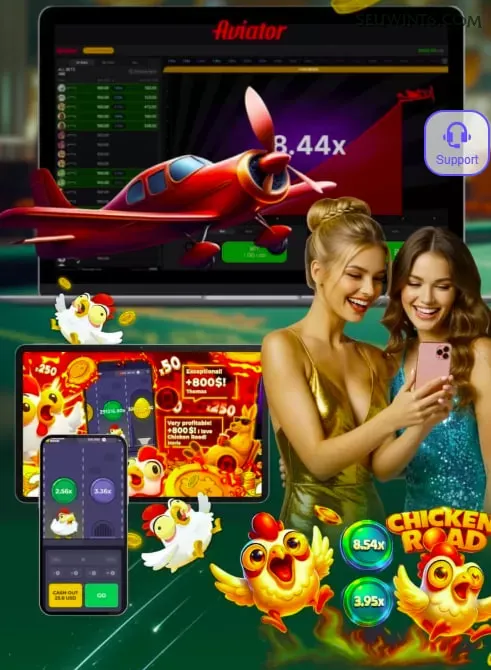 Aplicativo móvel seuwin para iOS e Android